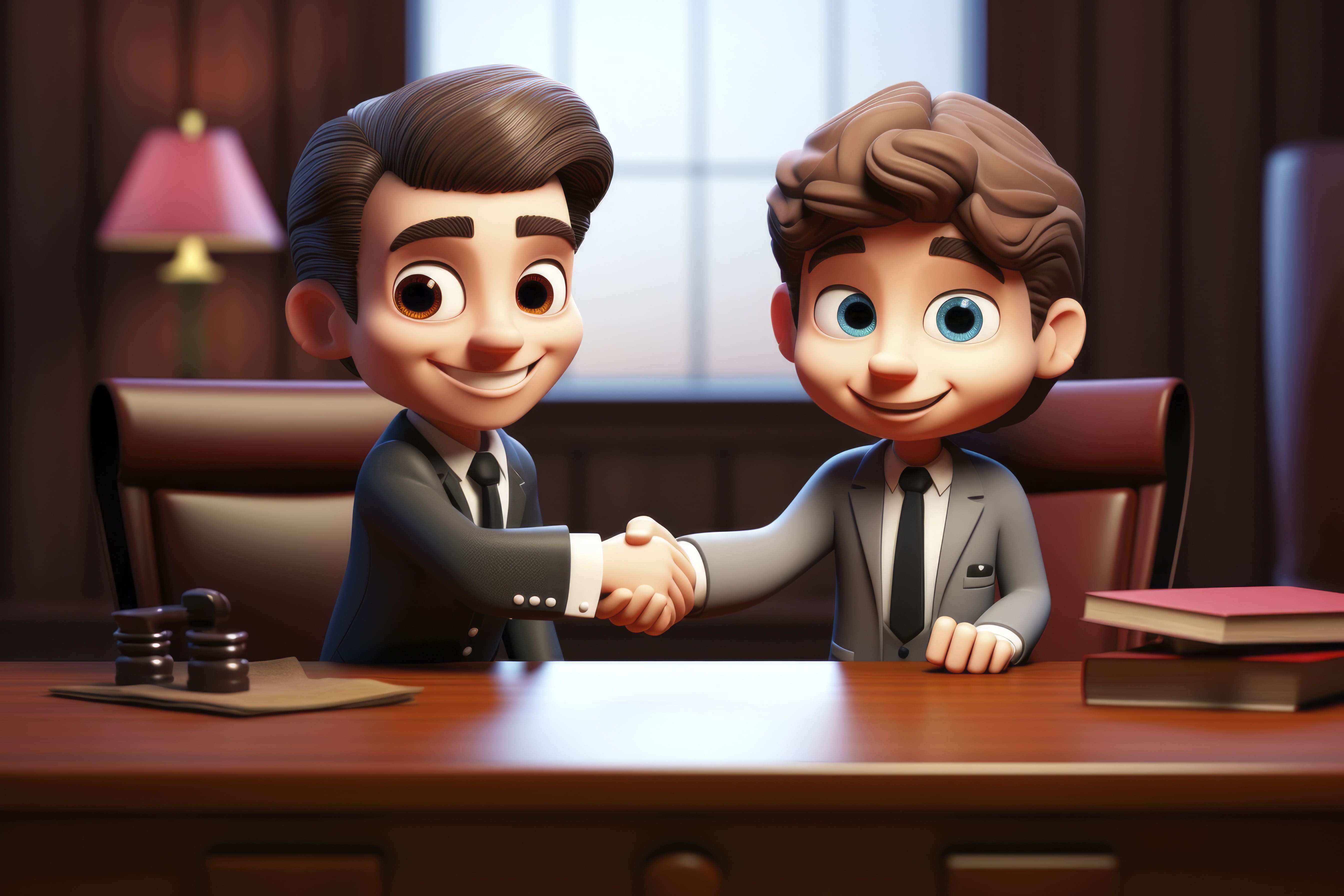 Modern office environment with team collaborating